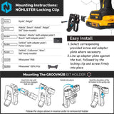 Nöhlster Locking Tool Clip & GroovNüb Bit Holder 1-Pack