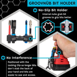 Nöhlster Locking Tool Clip & GroovNüb Bit Holder 1-Pack