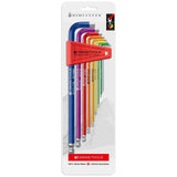 PB 212.LH-10 RB CN - RainBow Key, Long, Ball Point, L-Wrenches Set