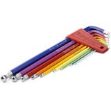 PB 212.LH-10 RB CN - RainBow Key, Long, Ball Point, L-Wrenches Set