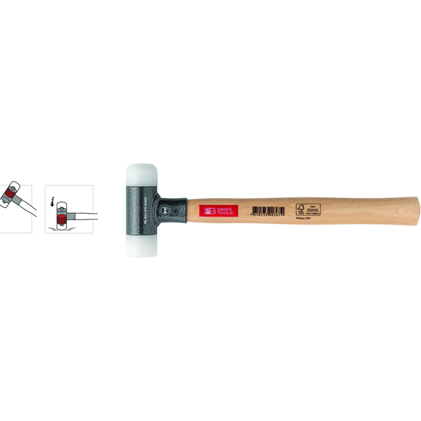 PB 300.4 - Dead-Blow Mallet with Plastic Head