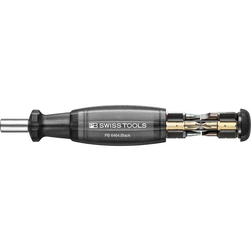 PB 6464 Black - Insider Pocket Tool with Integrated Bit Magazine, 8 Precision Bits C6