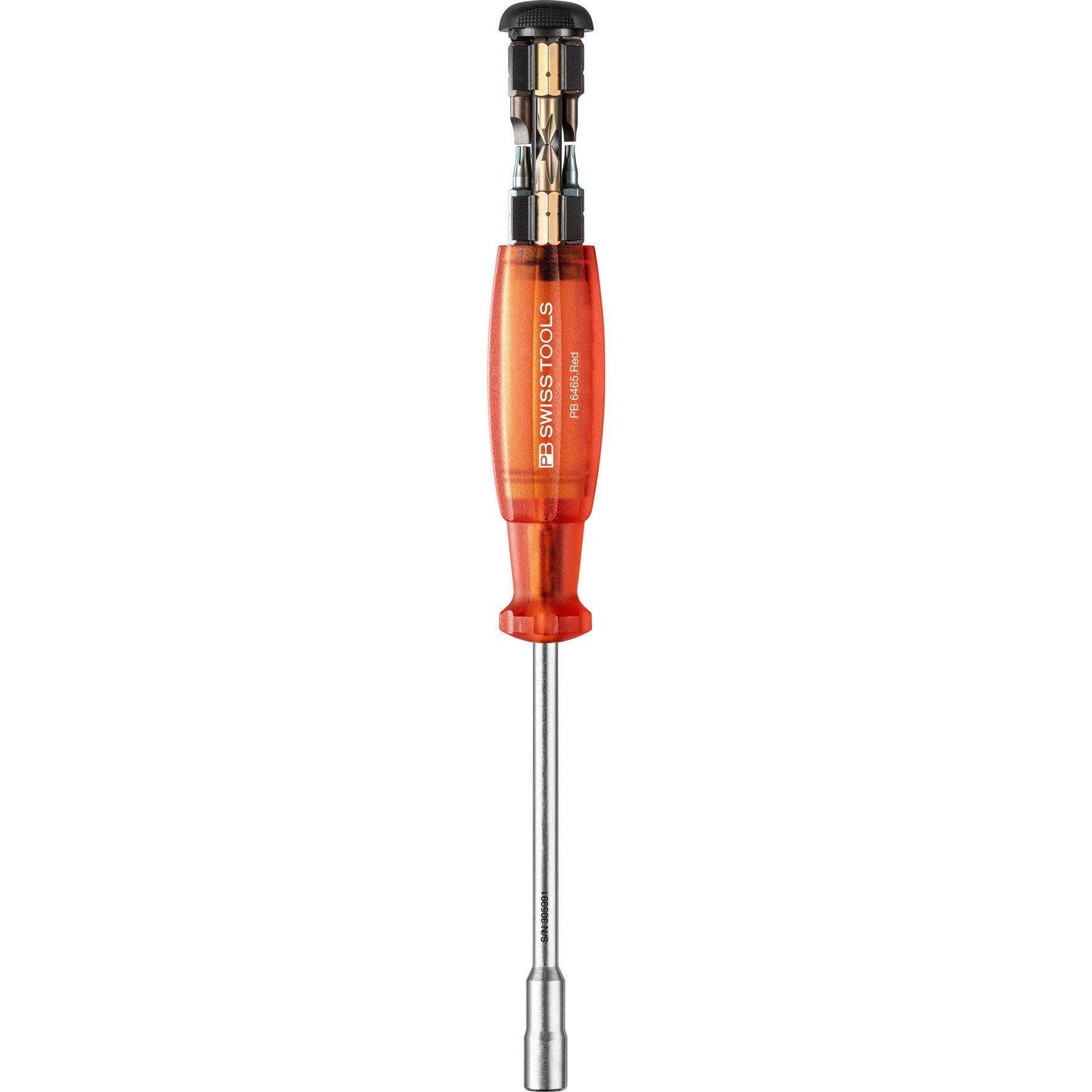 PB 6465.Red CBB - Insider Long – universal holder for 1/4” bits, including 8 C6 Precision Bits
