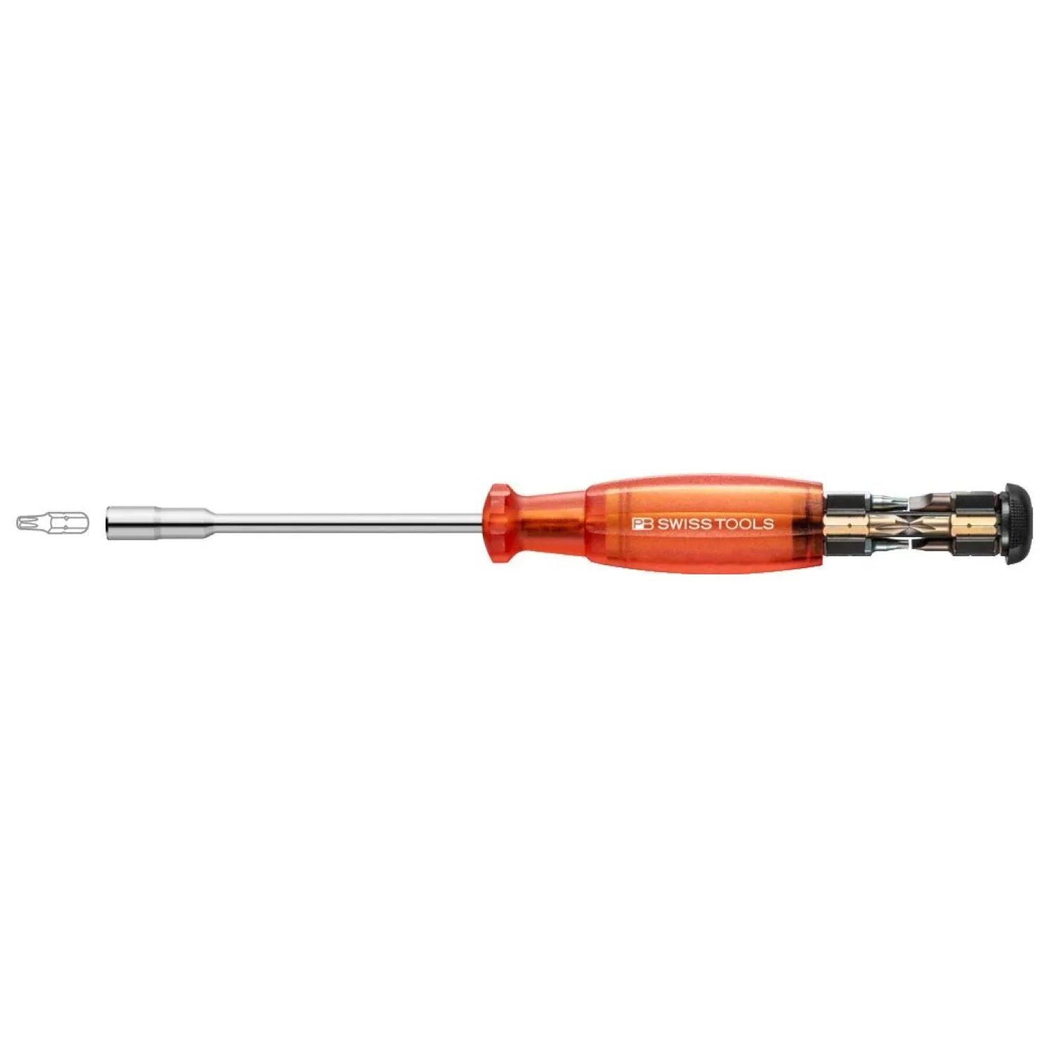 PB 6465.Red CBB - Insider Long – universal holder for 1/4” bits, including 8 C6 Precision Bits