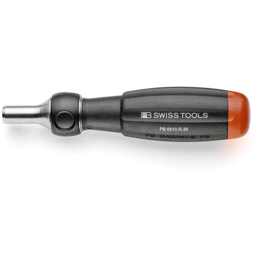 PB 6510 R-30 Insider Pro Ratchet – ratchet handle with integrated bit magazine and 10 PrecisionBits C6