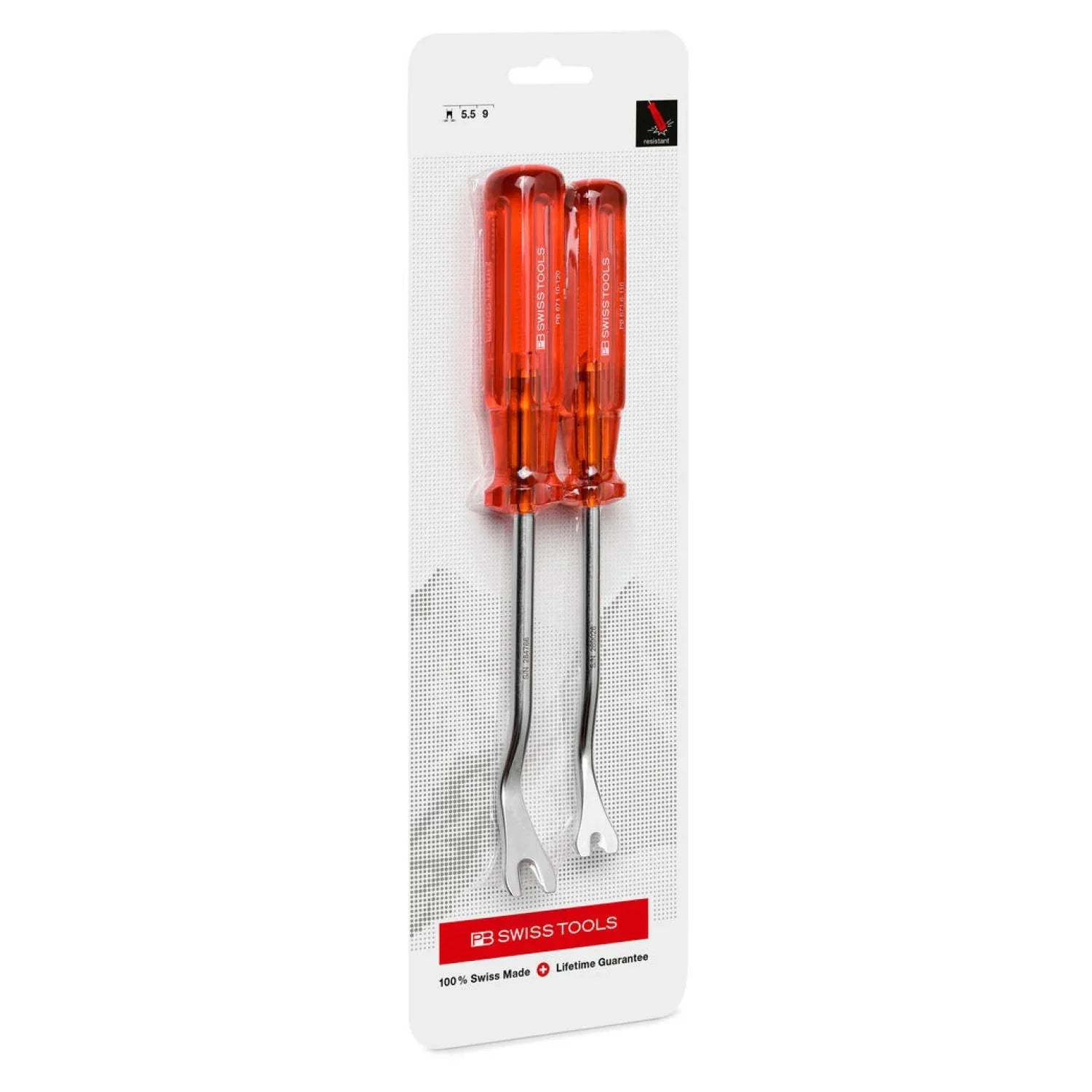 PB 671.CN - Clip Clamp Tool, Classic handle, 2-Piece Set in Self-Service Packaging