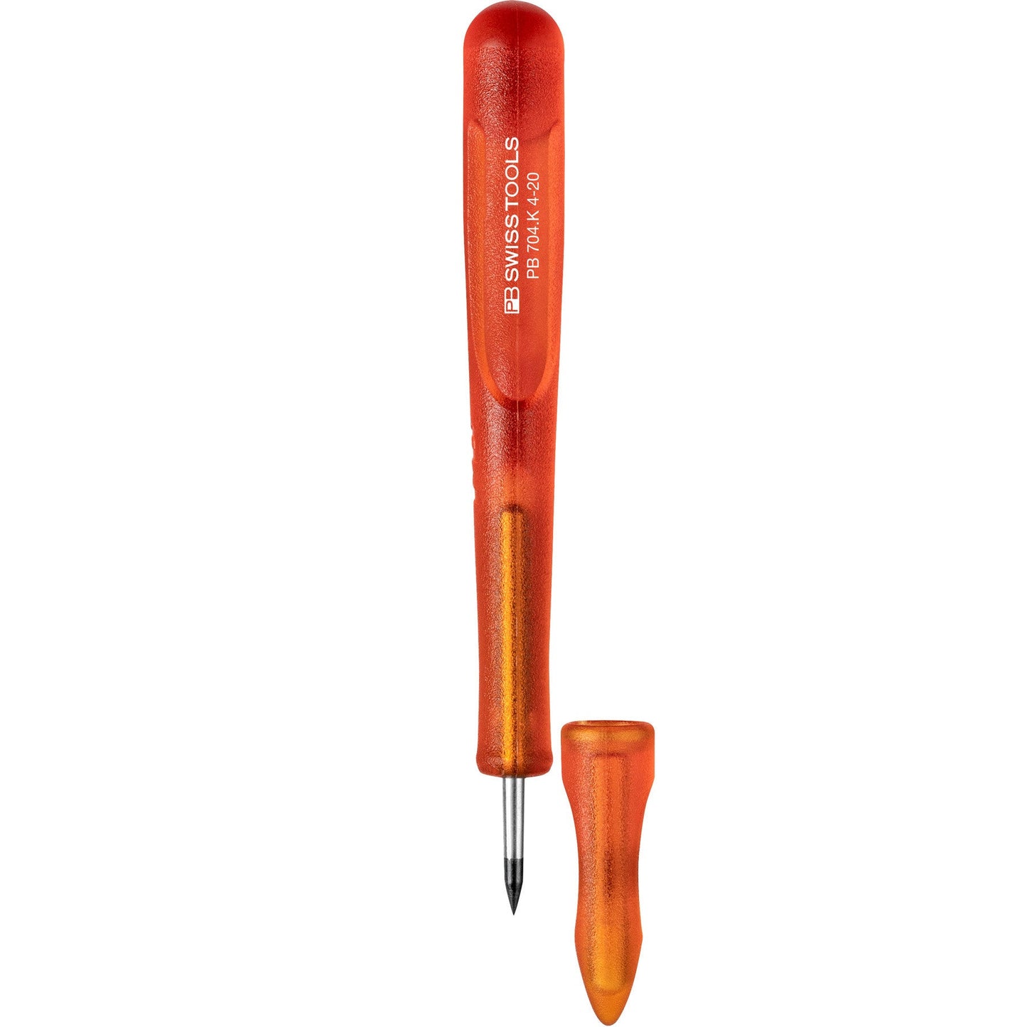 PB 704.K 4-20 - Scriber with tungsten carbide point, protection cap and fastening clip