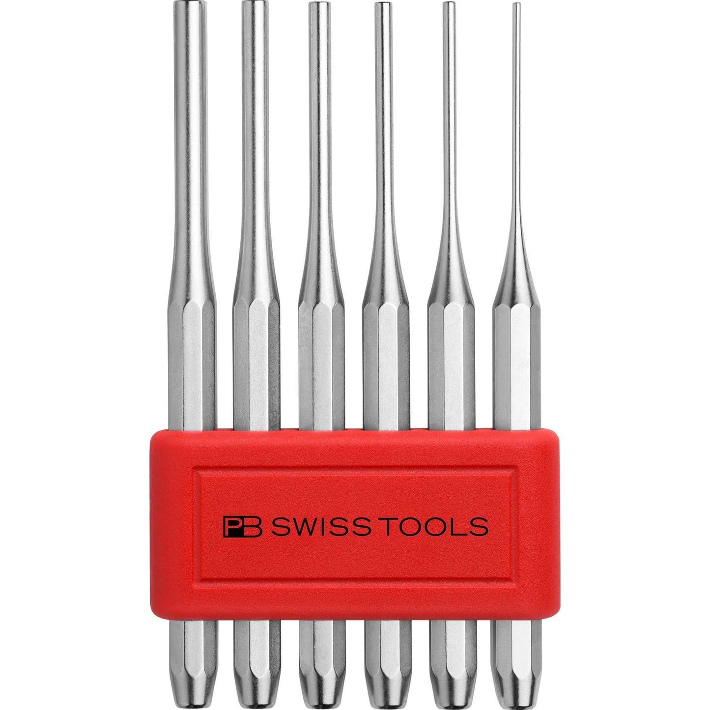 PB 755.B CN - Pin punch, drift punch, octagonal, set in practical plastic holder