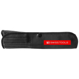 PB 8215.A - SwissGrip Screwdriver Set with Interchangeable Blades in a Leather Roll-Up Case