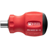 PB 8452.M-10 - SwissGrip Stubby Universal Bit Holder, for Precision Bits C 6.3 and E 6.3 1/4"