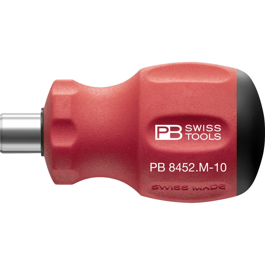 PB 8452.M-10 - SwissGrip Stubby Universal Bit Holder, for Precision Bits C 6.3 and E 6.3 1/4"