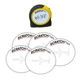 SCRATCHMax Erasable Tape Measure Note Pad