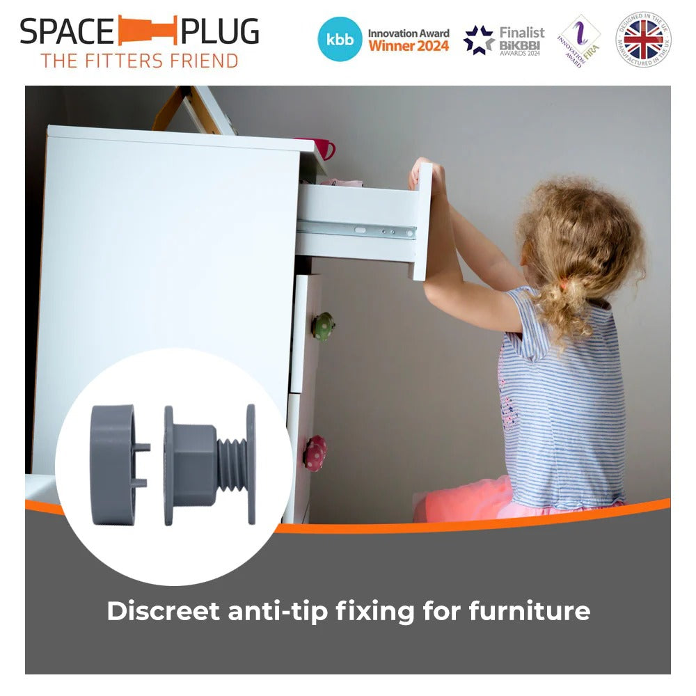Space-Plug Mini – Cabinet Fixings for Shallow Voids
