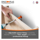 Space-Plug XL – Deep Void Cabinet Fixings for Kitchens