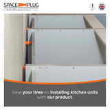 Space-Plug XL – Deep Void Cabinet Fixings for Kitchens