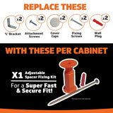Space-Plug XL – Deep Void Cabinet Fixings for Kitchens