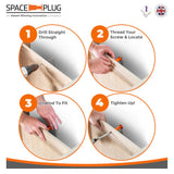 Space-Plug XL – Deep Void Cabinet Fixings for Kitchens