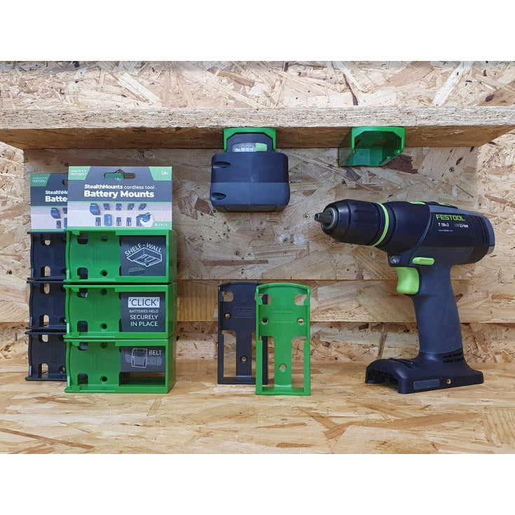 StealthMounts Battery Mounts for Festool Cordless Batteries