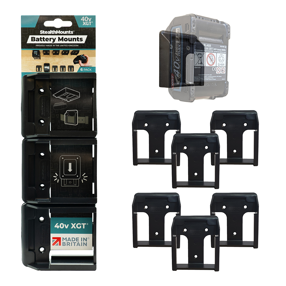 StealthMounts Battery Mounts for Makita 40v XGT Batteries