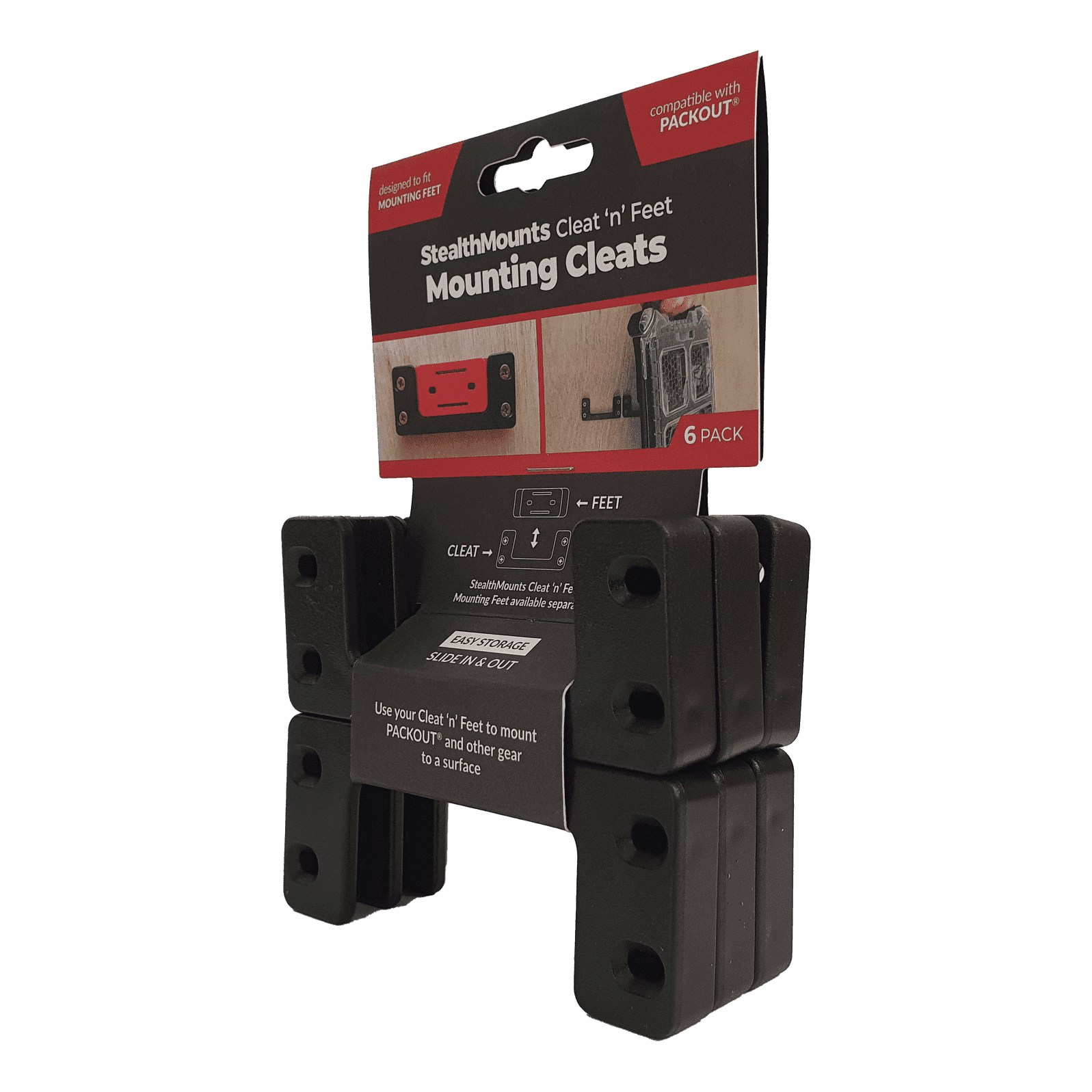 StealthMounts Cleat 'n' Feet Mounting Cleats