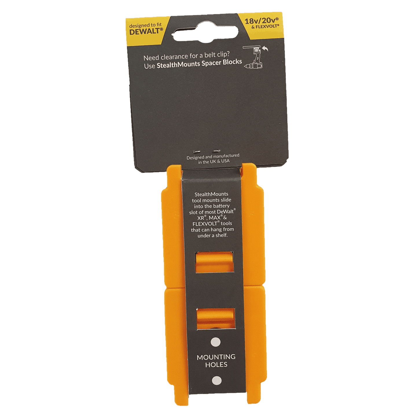 StealthMounts Dewalt 20v Tool Mounts