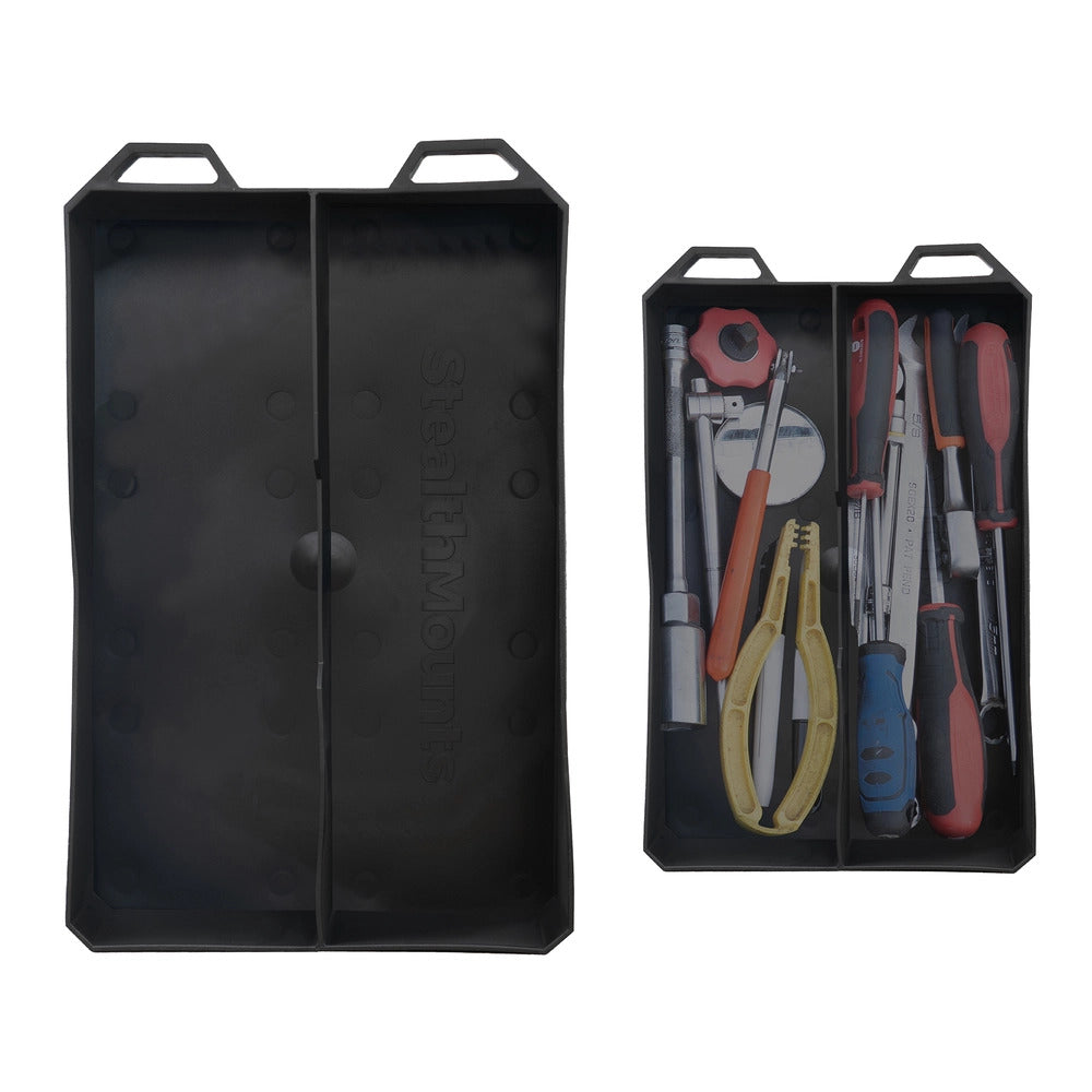 StealthMounts Double Compartment FlexiTray