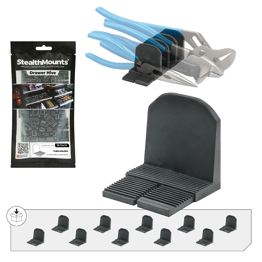 StealthMounts Drawer Hive Plier Holder 10 pk.