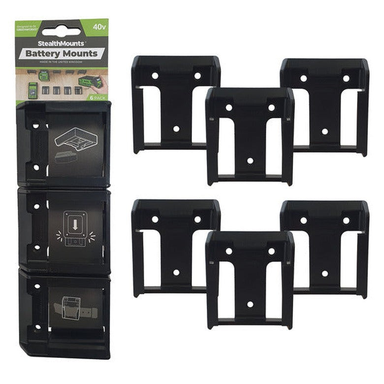 StealthMounts Greenworks 40v Battery Holders