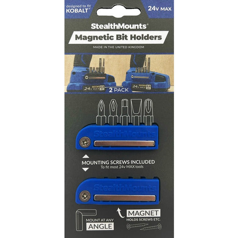 StealthMounts Magnetic Bit Holder for Kobalt 24v Tools
