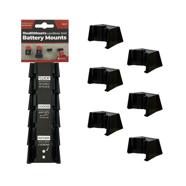 StealthMounts Milwaukee M12 Battery Holders