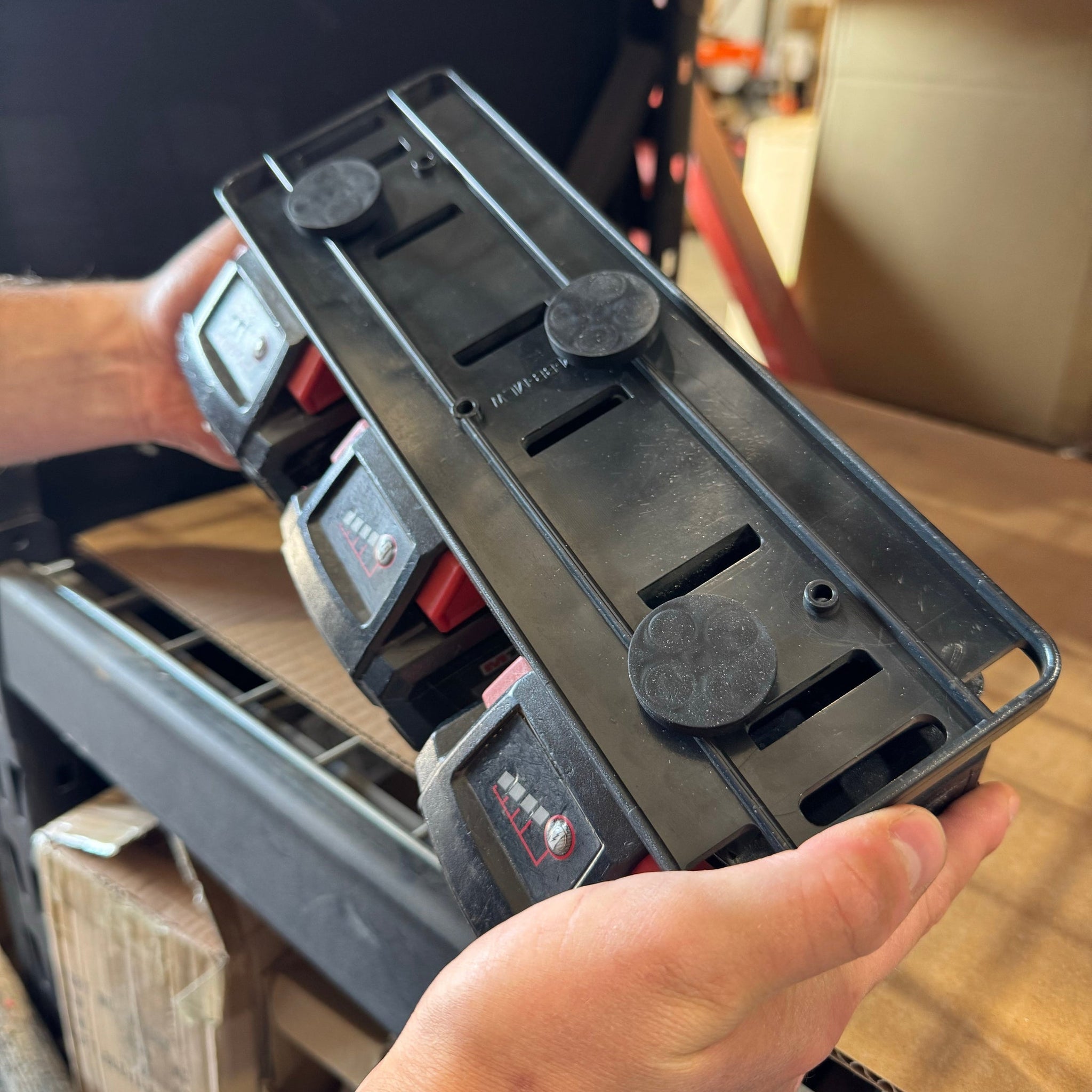 StealthMounts Milwaukee M18 Magnetic Battery Holder Board