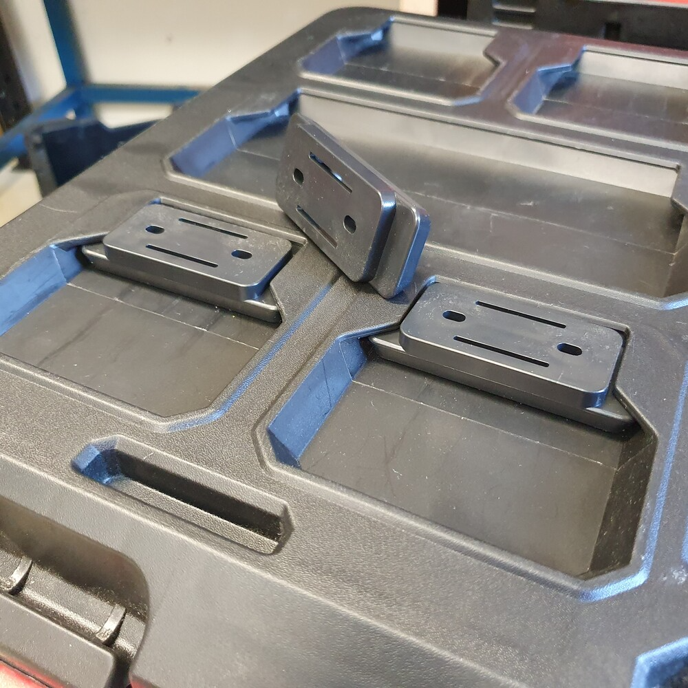 StealthMounts Packout Feet for Milwaukee Packout Milwaukee Packout Adapter