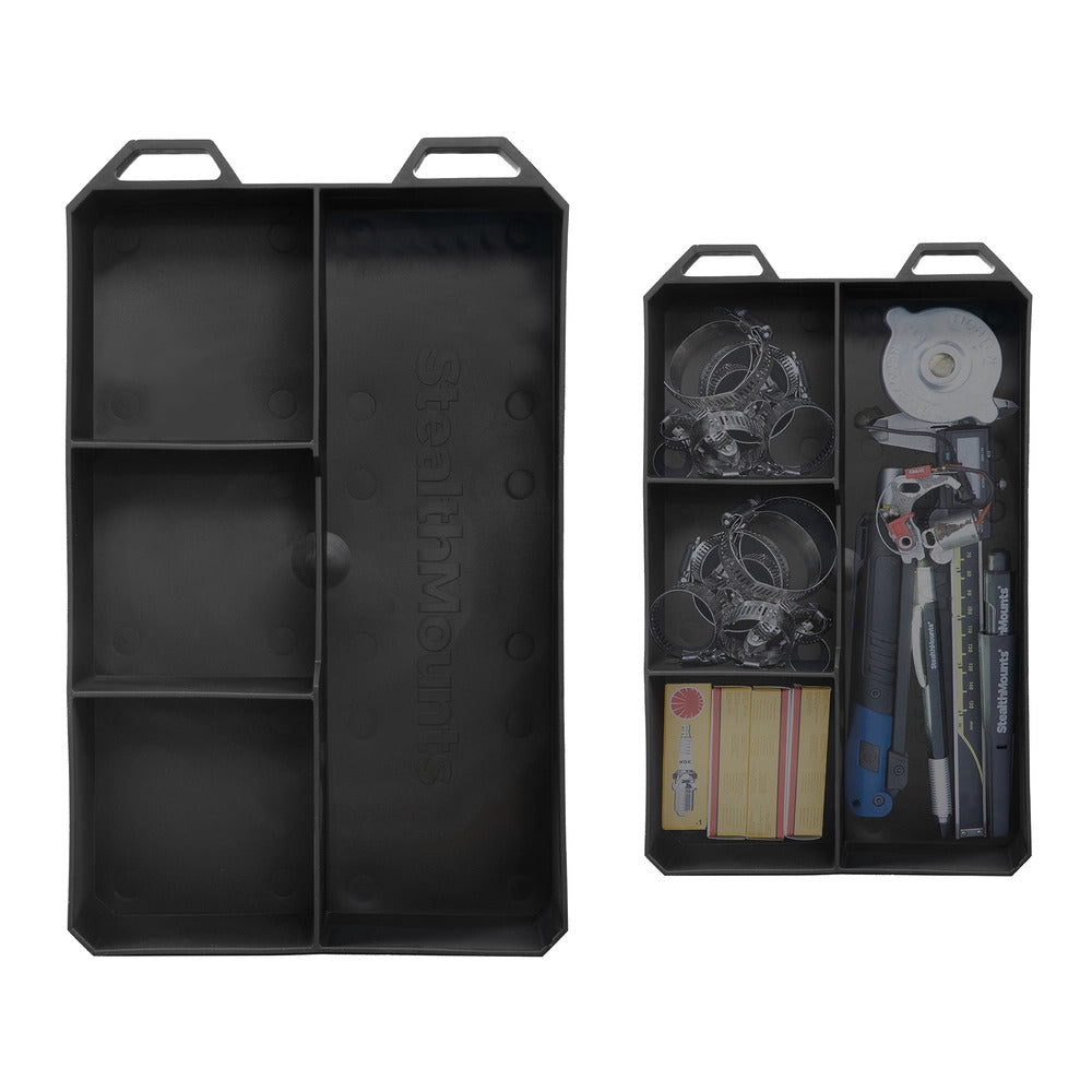 StealthMounts Quad Compartment FlexiTray