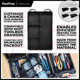 StealthMounts Quad Compartment FlexiTray