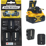 StealthMounts Stubby Magnetic Bit Holder for Dewalt XR & Flaxvolt Tools