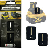 StealthMounts Stubby Magnetic Bit Holder for Dewalt XR & Flaxvolt Tools