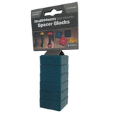 StealthMounts Tool Mount 12mm Spacers, Red, Yellow, Black & Teal
