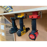 StealthMounts Tool Mount 12mm Spacers, Red, Yellow, Black & Teal