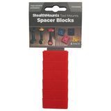 StealthMounts Tool Mount 12mm Spacers, Red, Yellow, Black & Teal