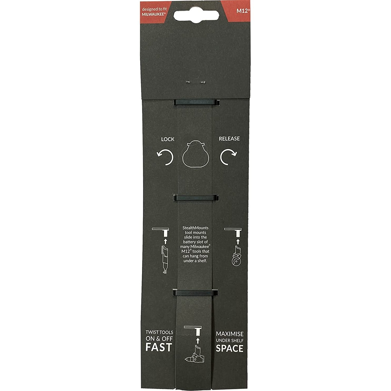 StealthMounts Tool Mounts for Milwaukee M12