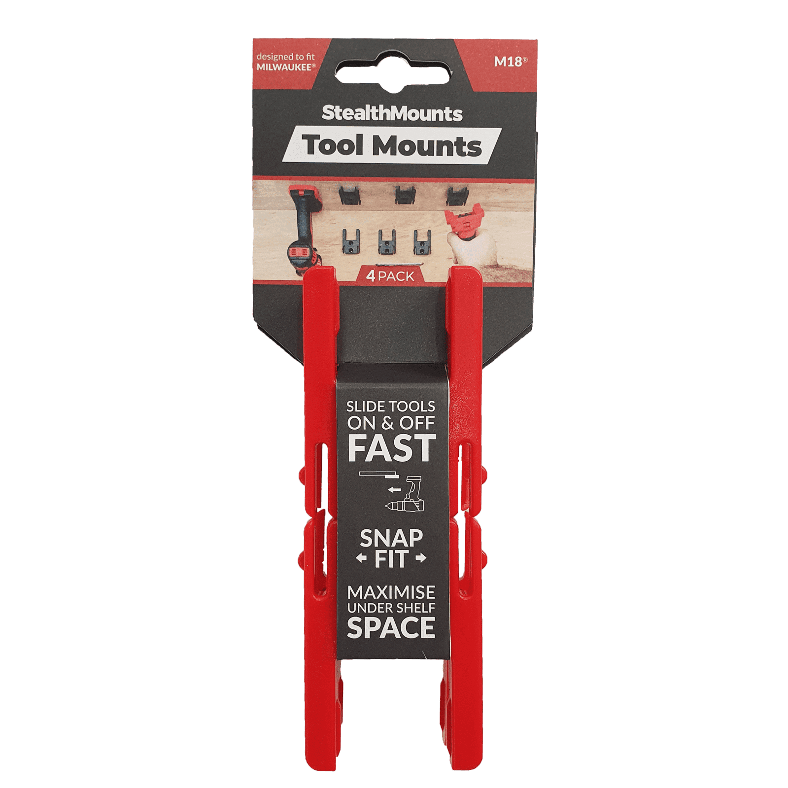 StealthMounts Tool Mounts for Milwaukee M18