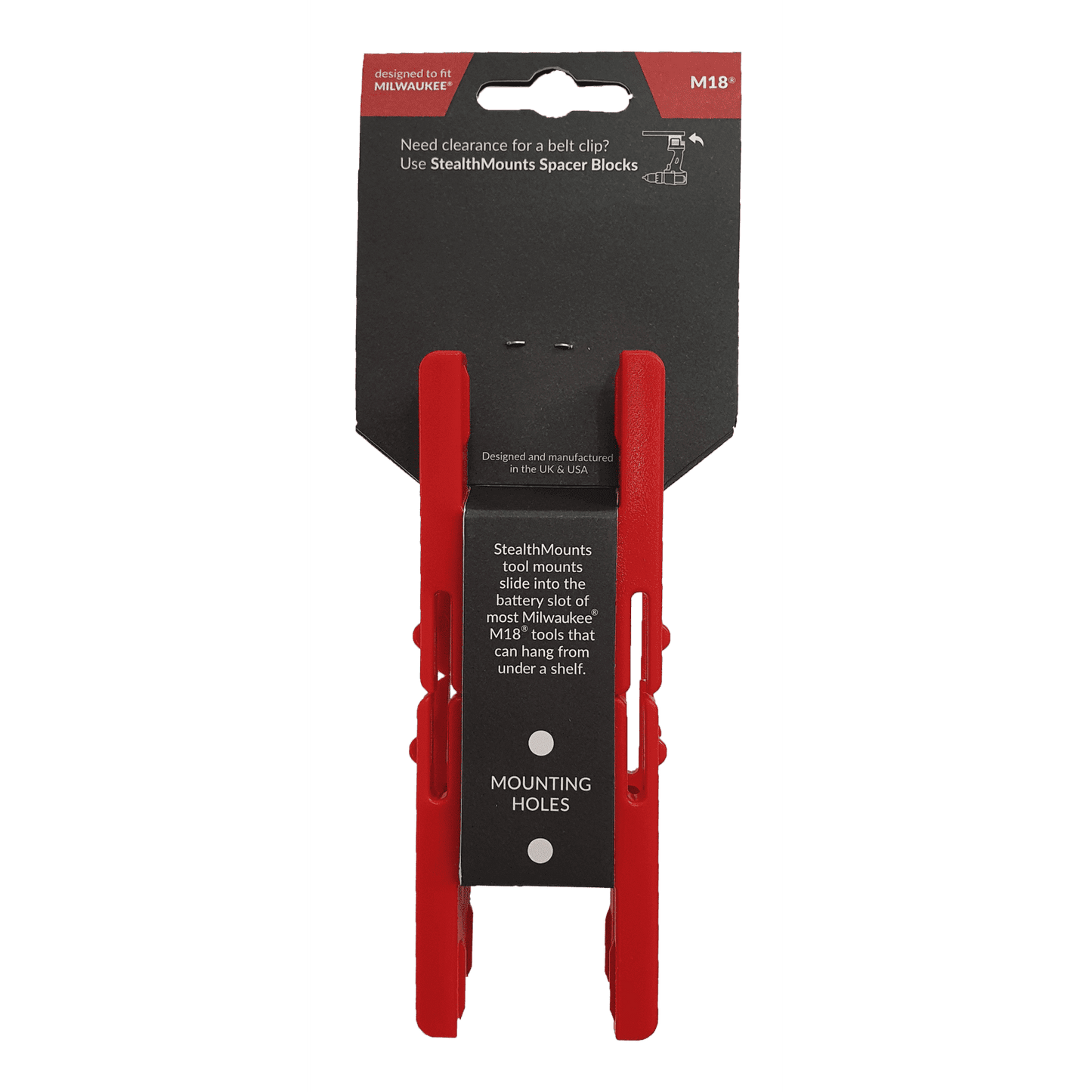 StealthMounts Tool Mounts for Milwaukee M18