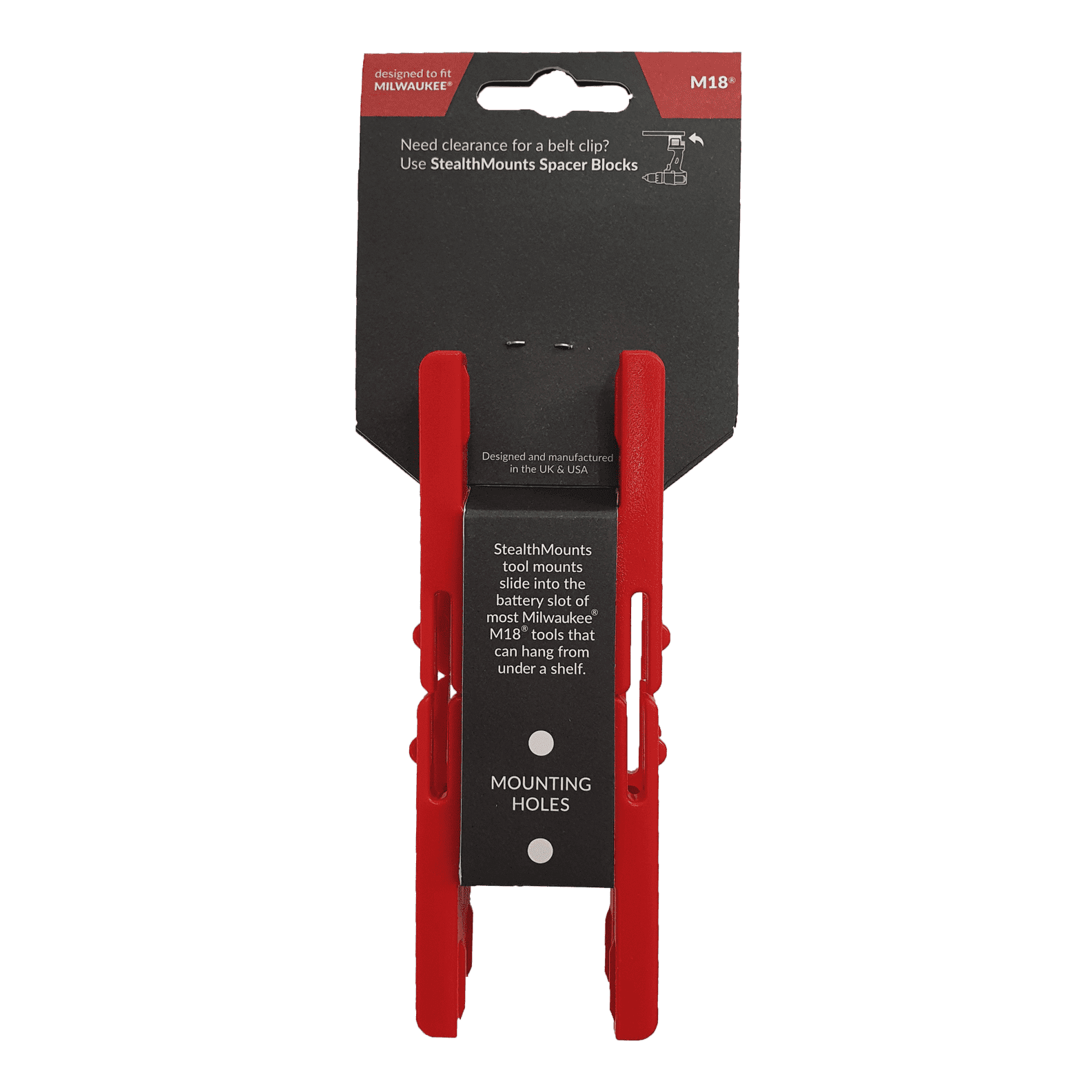 StealthMounts Tool Mounts for Milwaukee M18