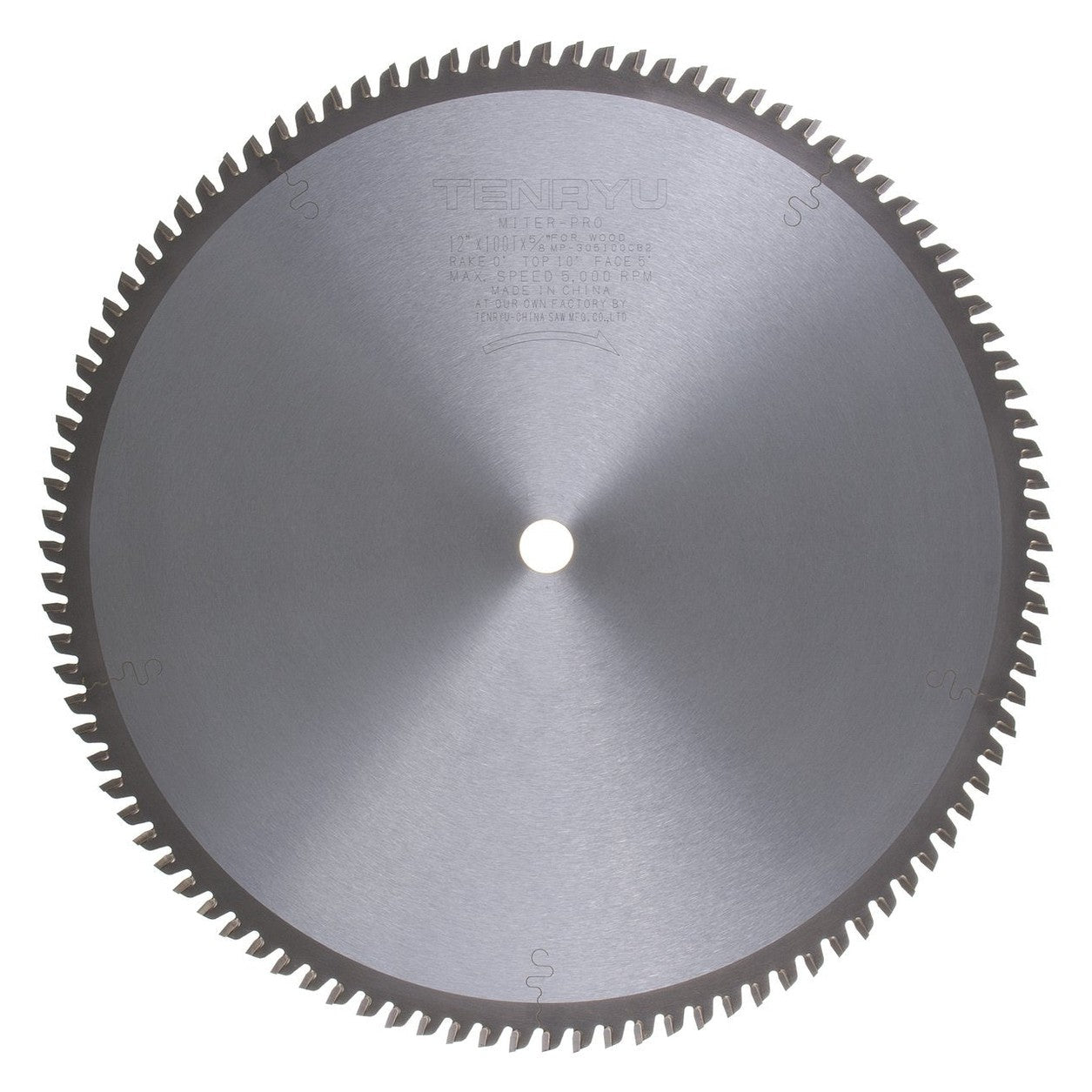 Tenryu MP-305100CB2 Miter-Pro 12" X 100T 5/8" Arbor