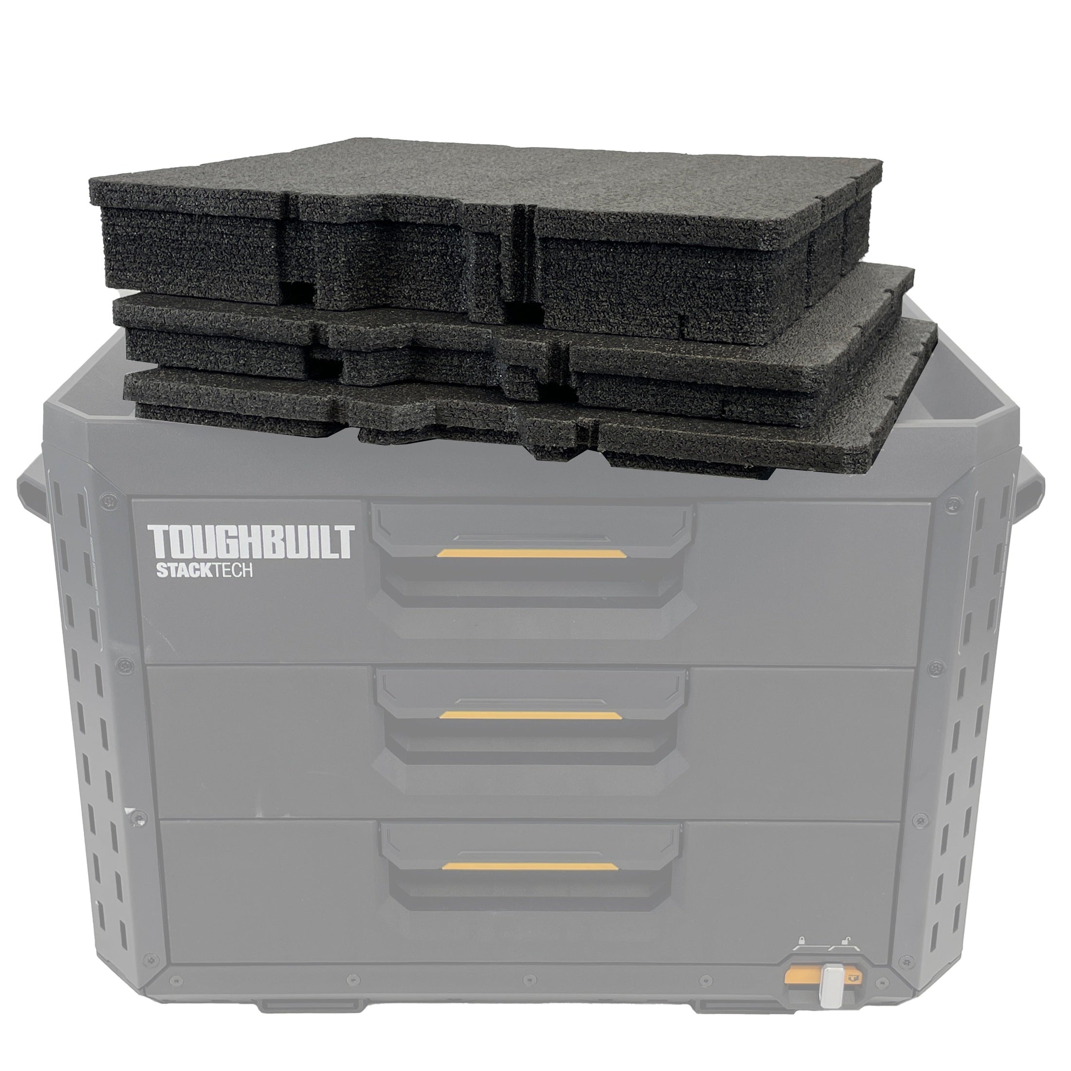 ToughBuilt StackTech XL 3-Drawer Tool Box - Kaizen Inserts – Kaizen Source