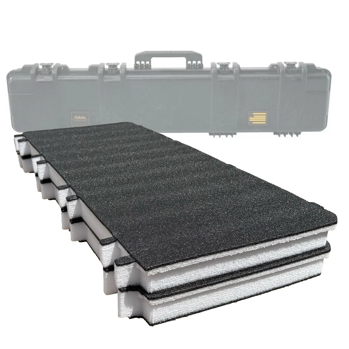 Cabela's 48" Armour Xtreme Moulded Single Long-Gun Hard Case Kaizen Inserts